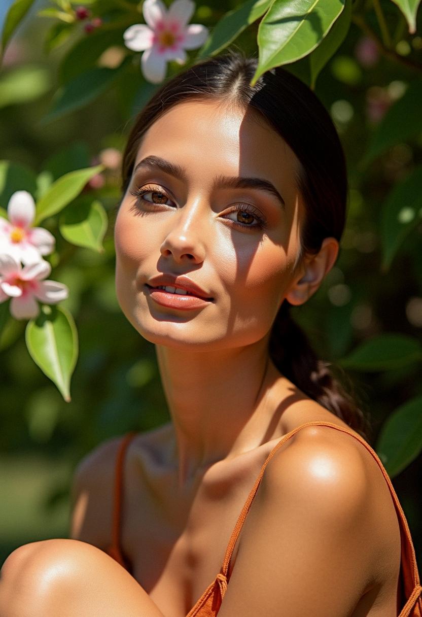 bronze makeup summer