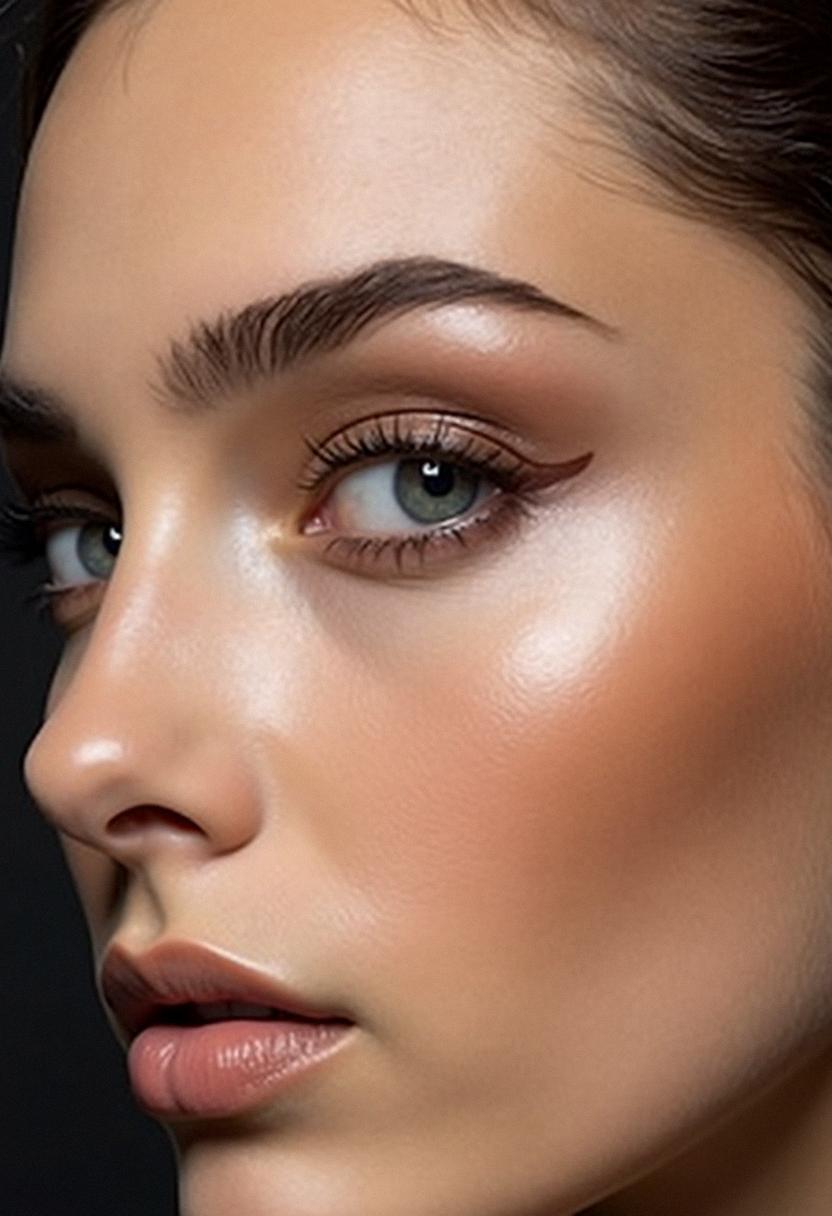 brown eye makeup minimal