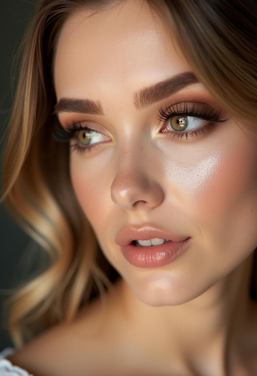 brown eye makeup minimal