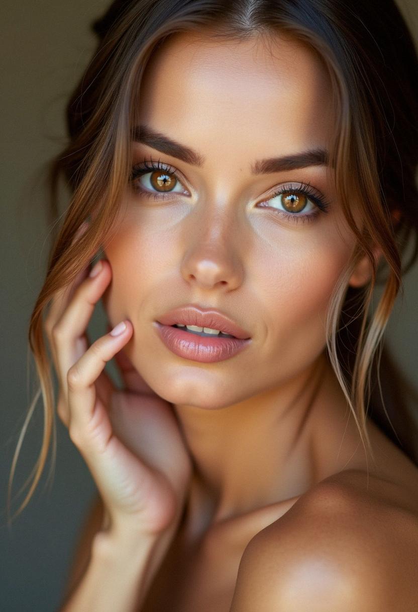 brown eye makeup minimal