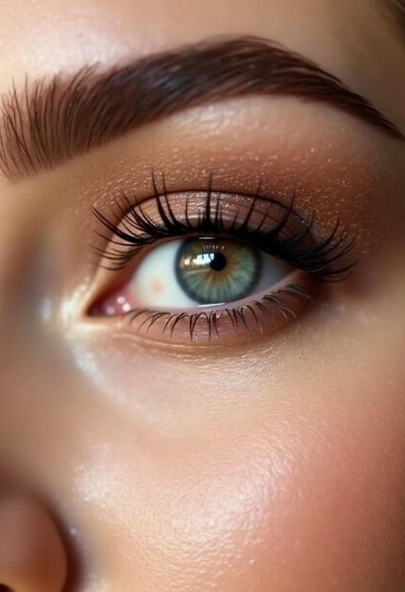 brown eye makeup minimal