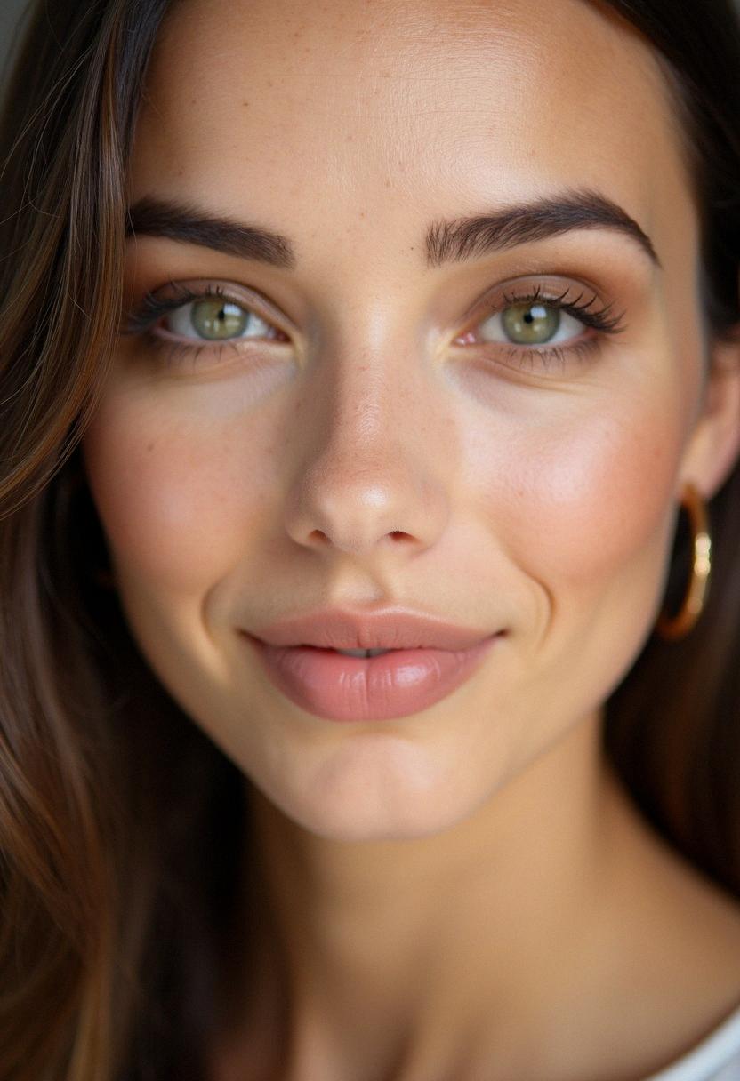 brown eye makeup minimal