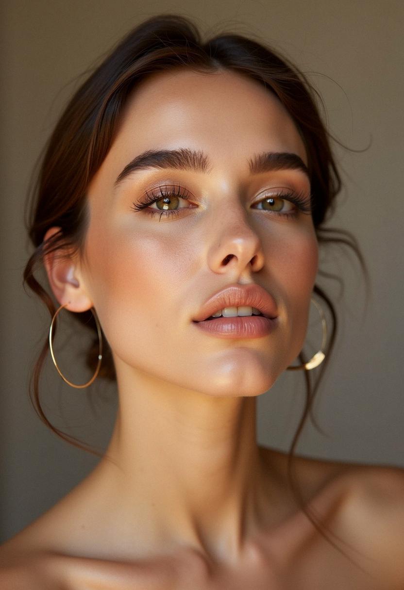 brown eye makeup minimal