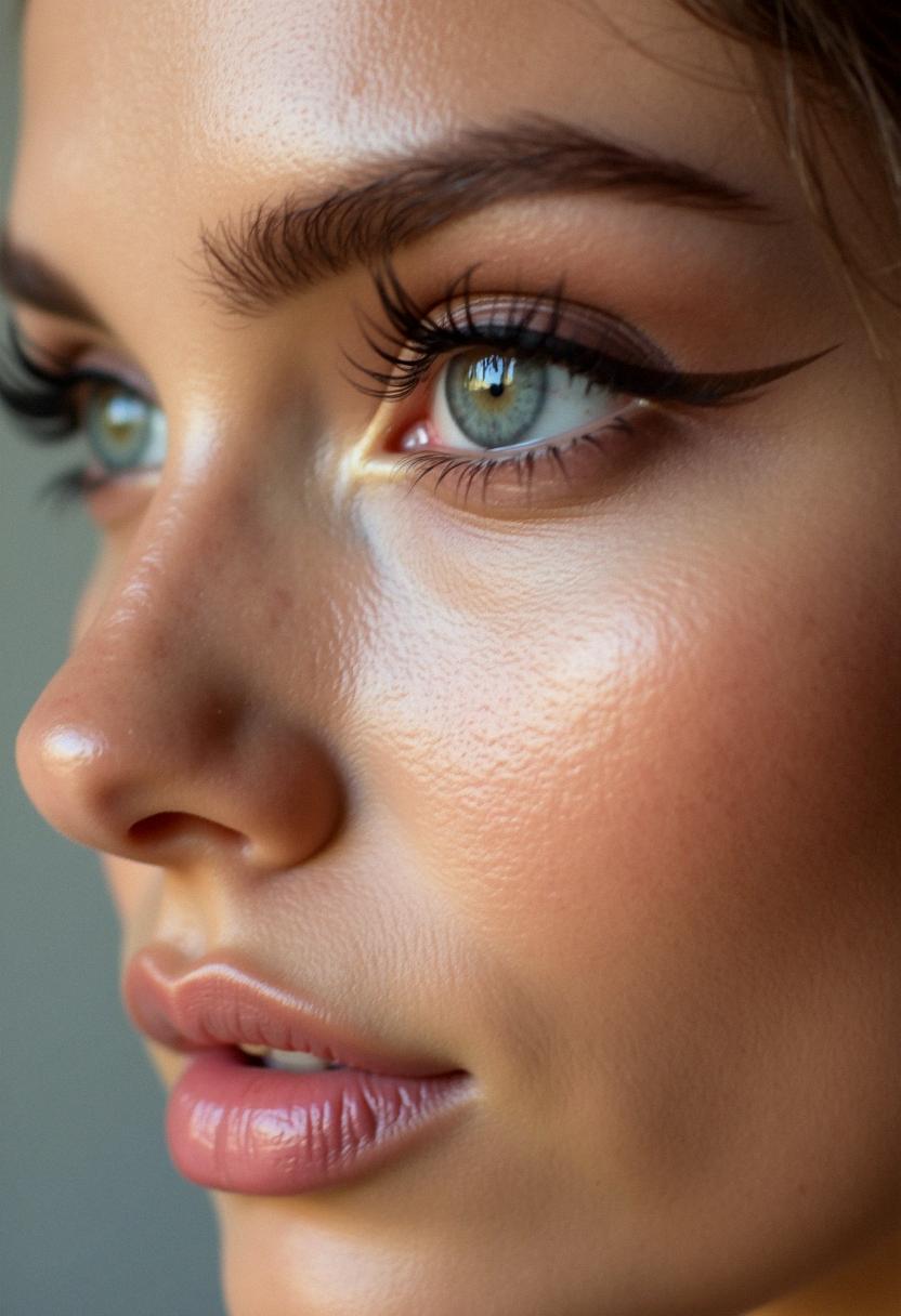 brown eye makeup minimal