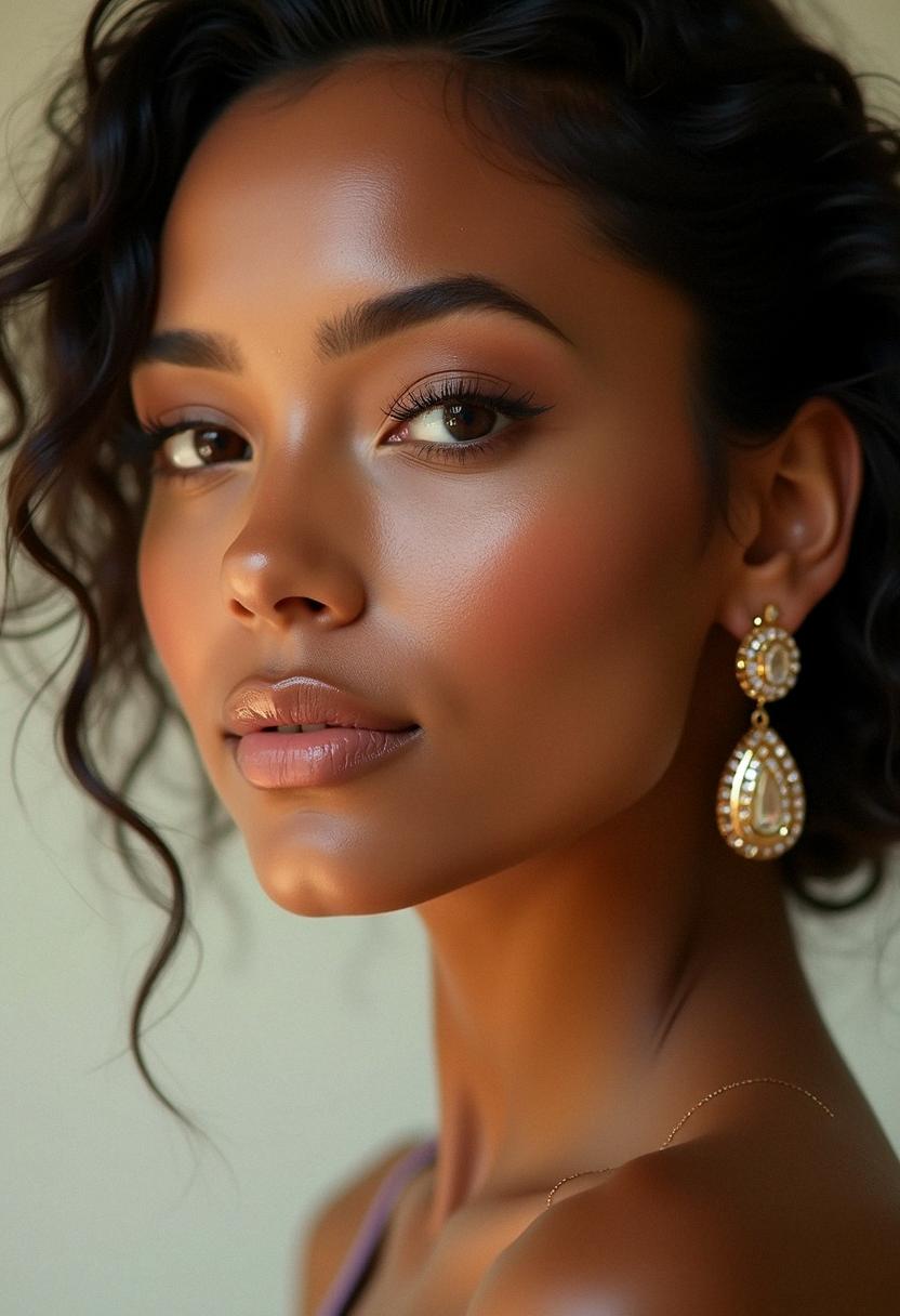 brown skin makeup latina