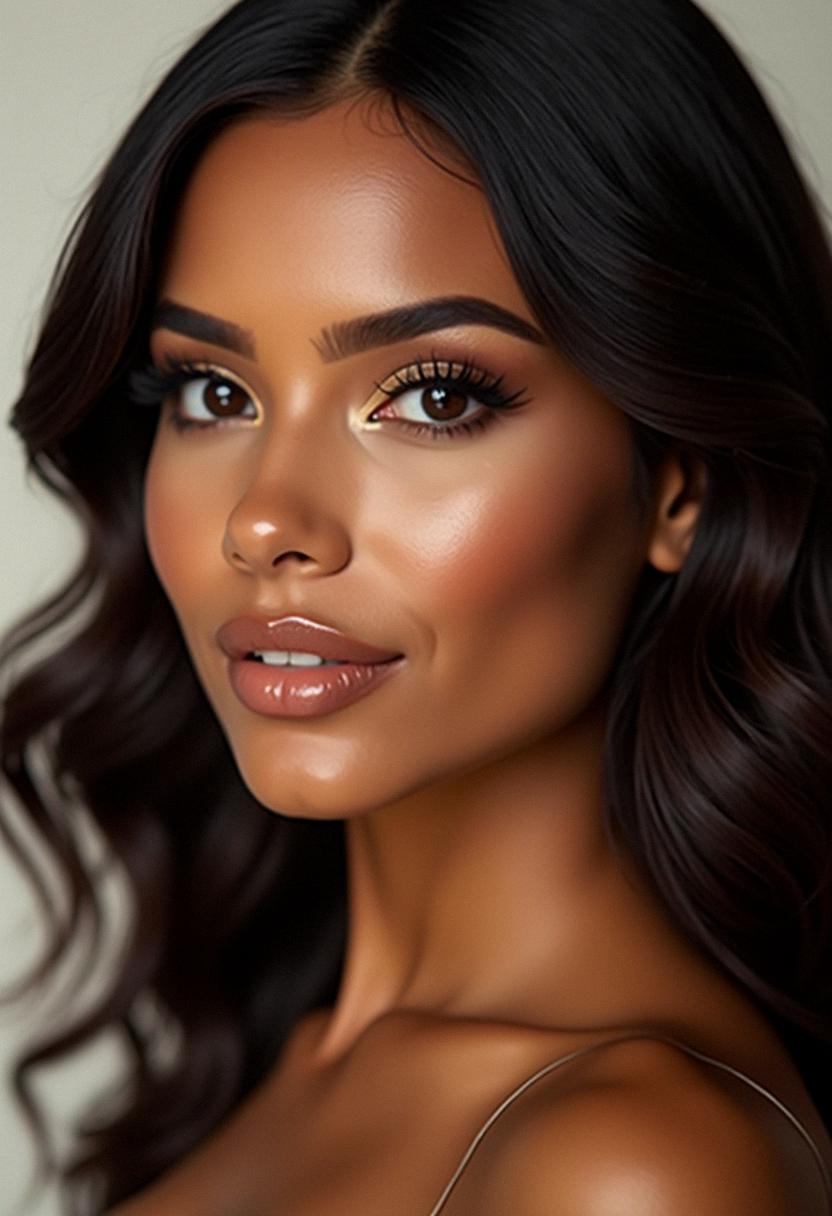 brown skin makeup latina
