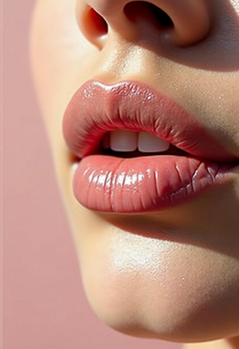 cute lips aesthetic
