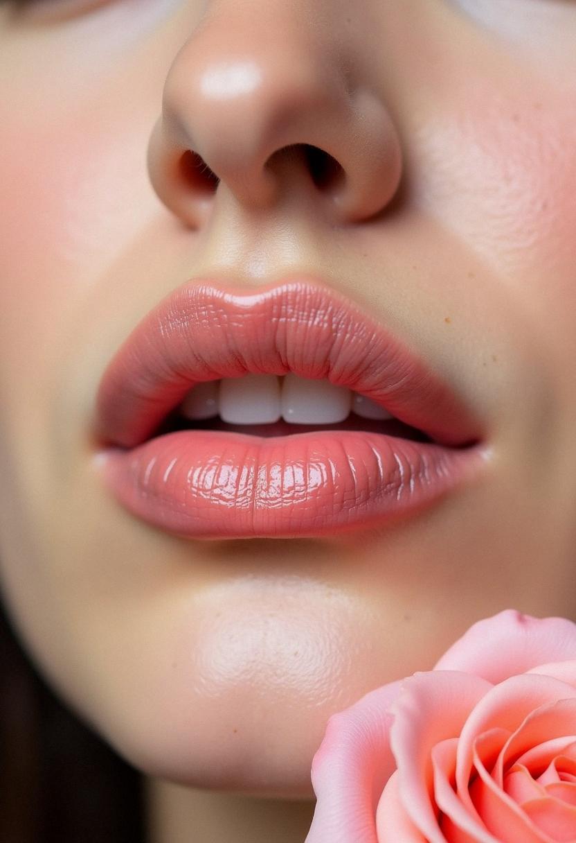 cute lips aesthetic