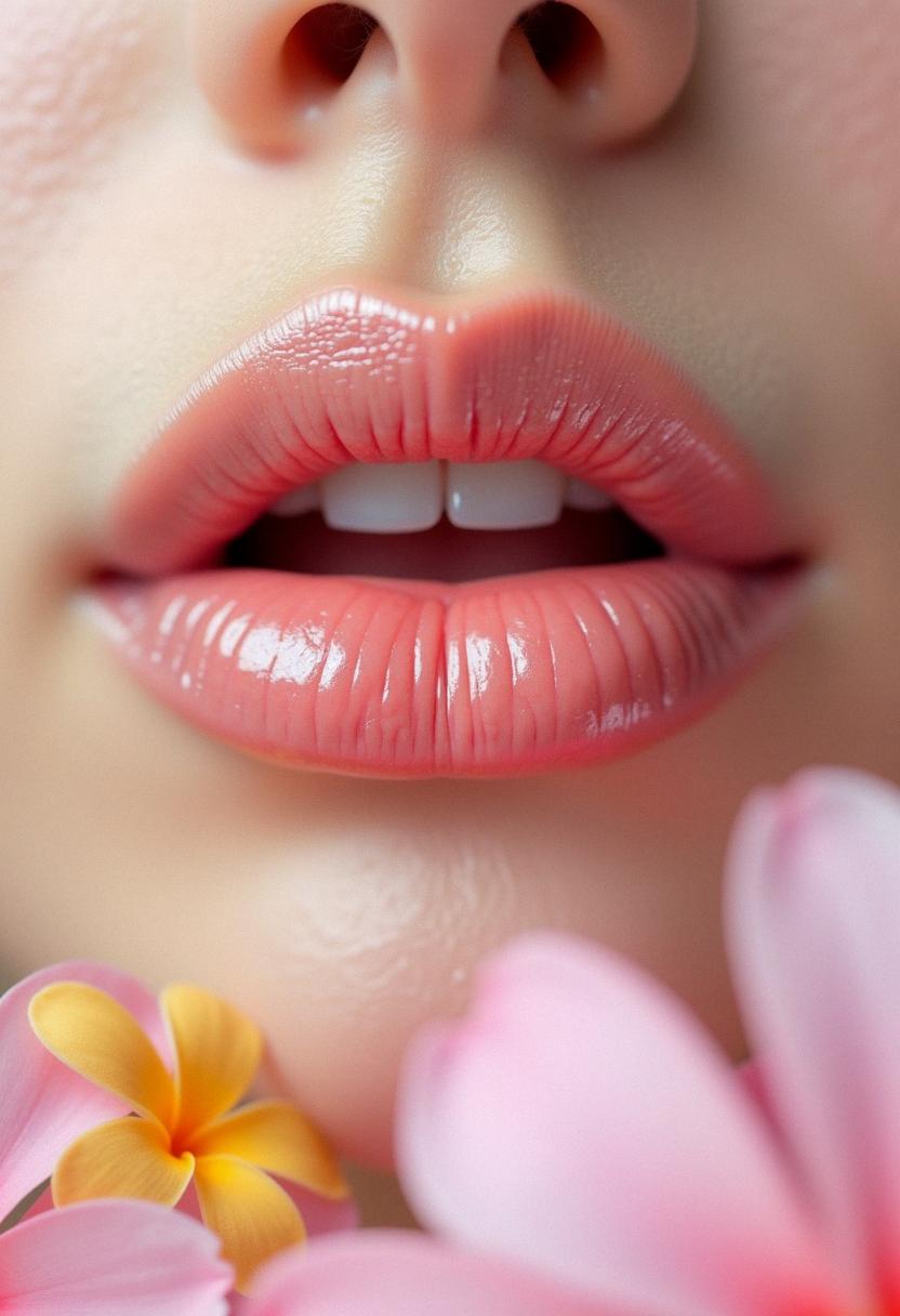 cute lips aesthetic