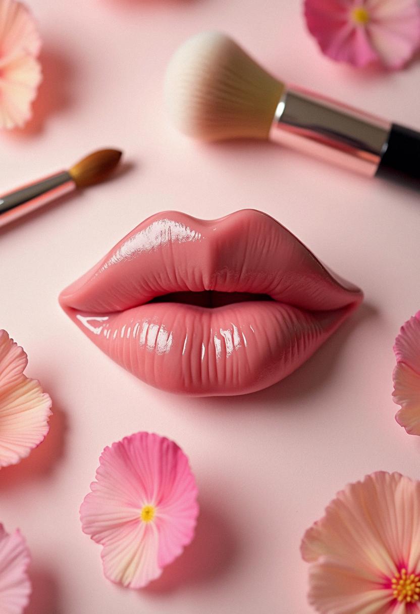 cute lips aesthetic