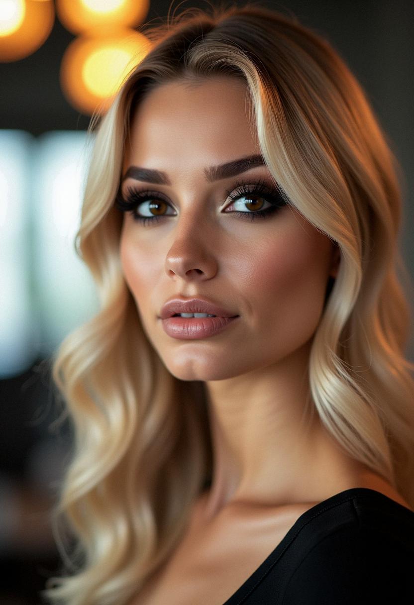 dark eye makeup for blondes