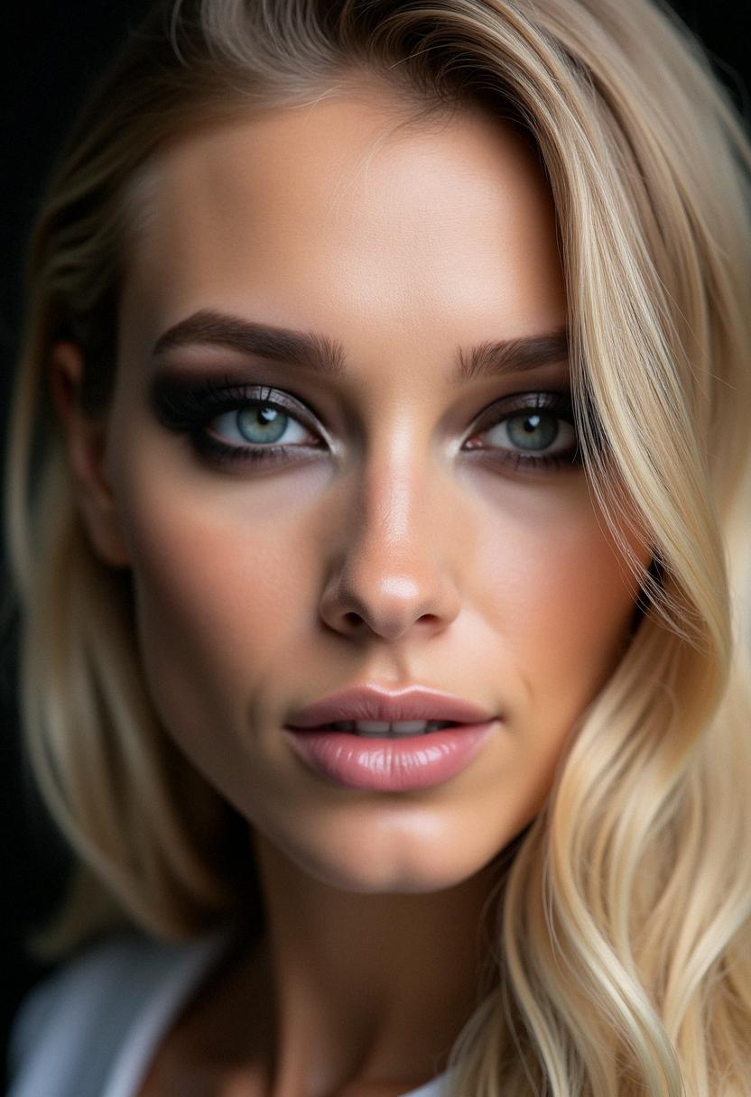 dark eye makeup for blondes