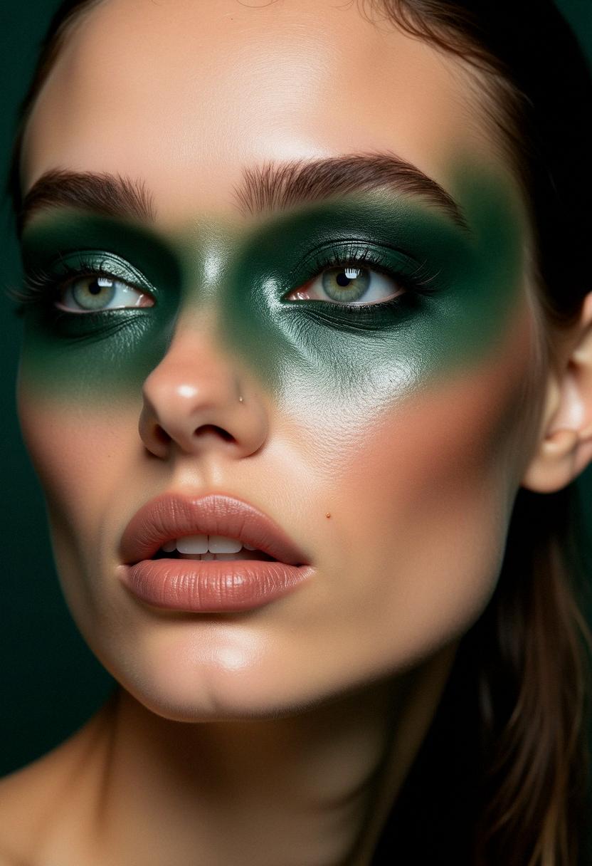 dark green smokey eye dark green smokey eye