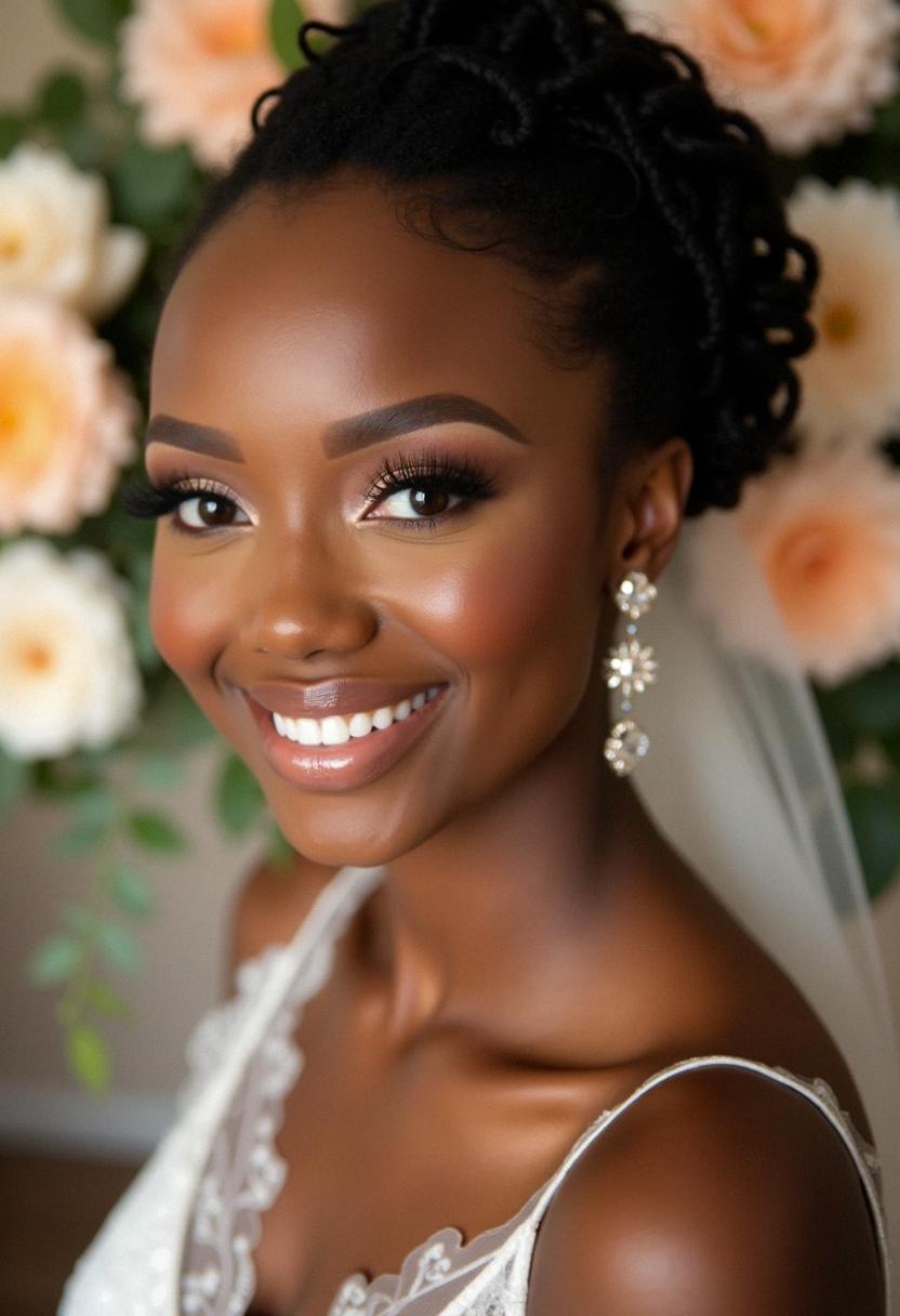 dark skin makeup wedding