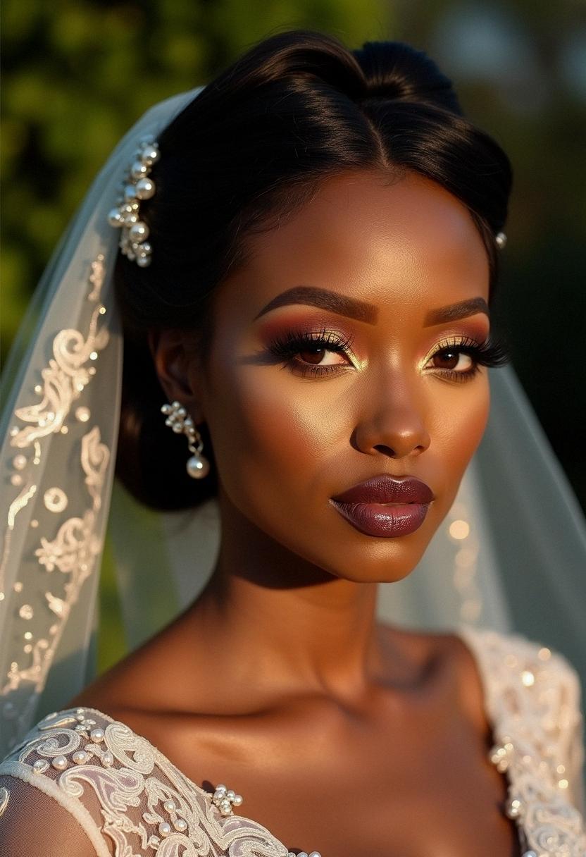 dark skin makeup wedding