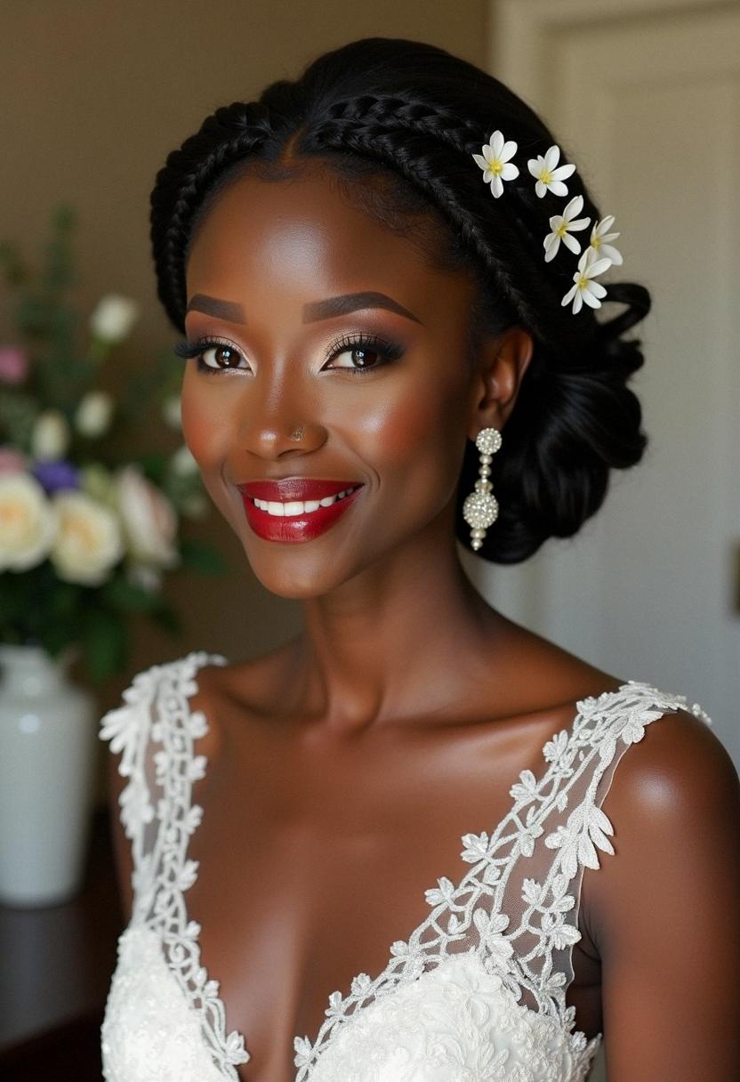dark skin makeup wedding
