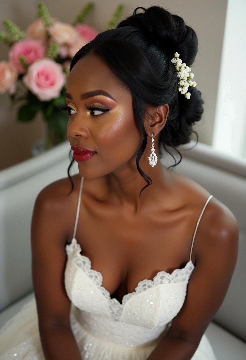 dark skin makeup wedding