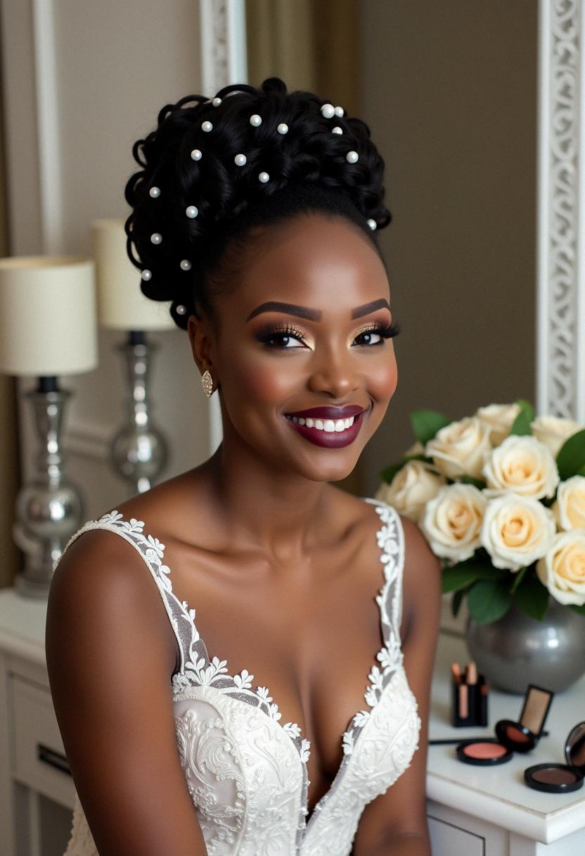 dark skin makeup wedding