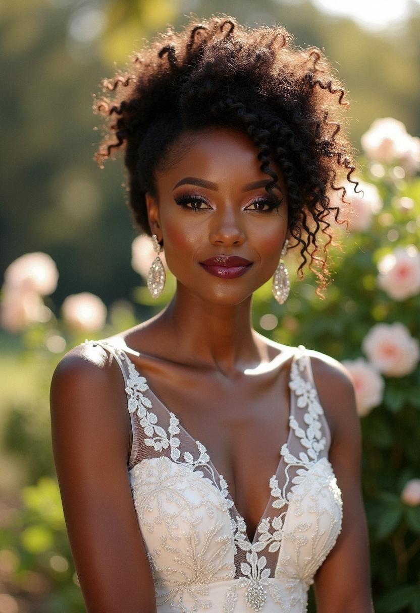 dark skin makeup wedding