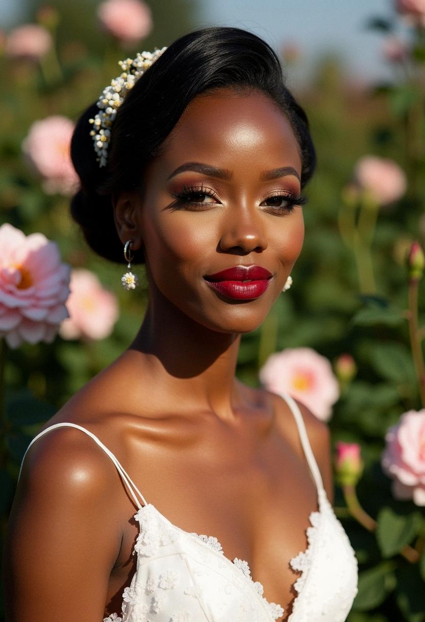 dark skin makeup wedding
