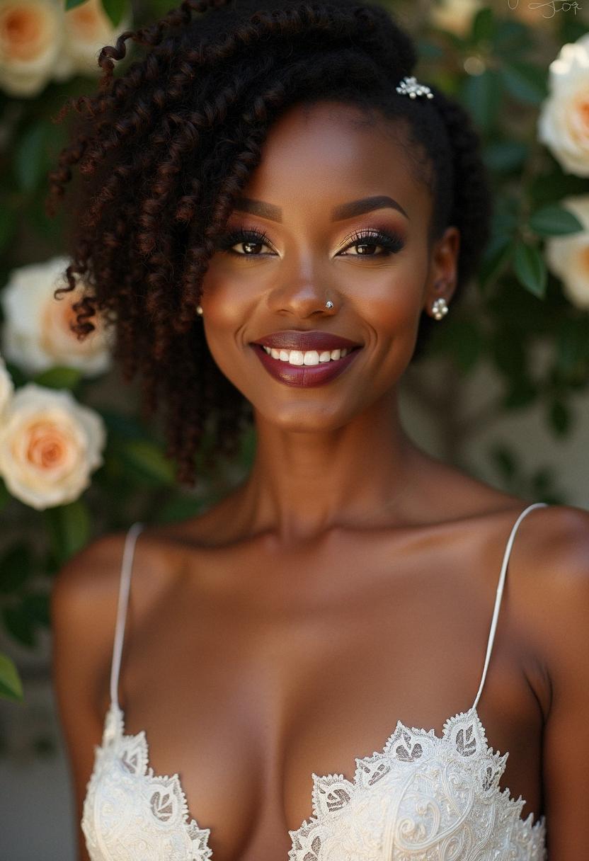 dark skin makeup wedding