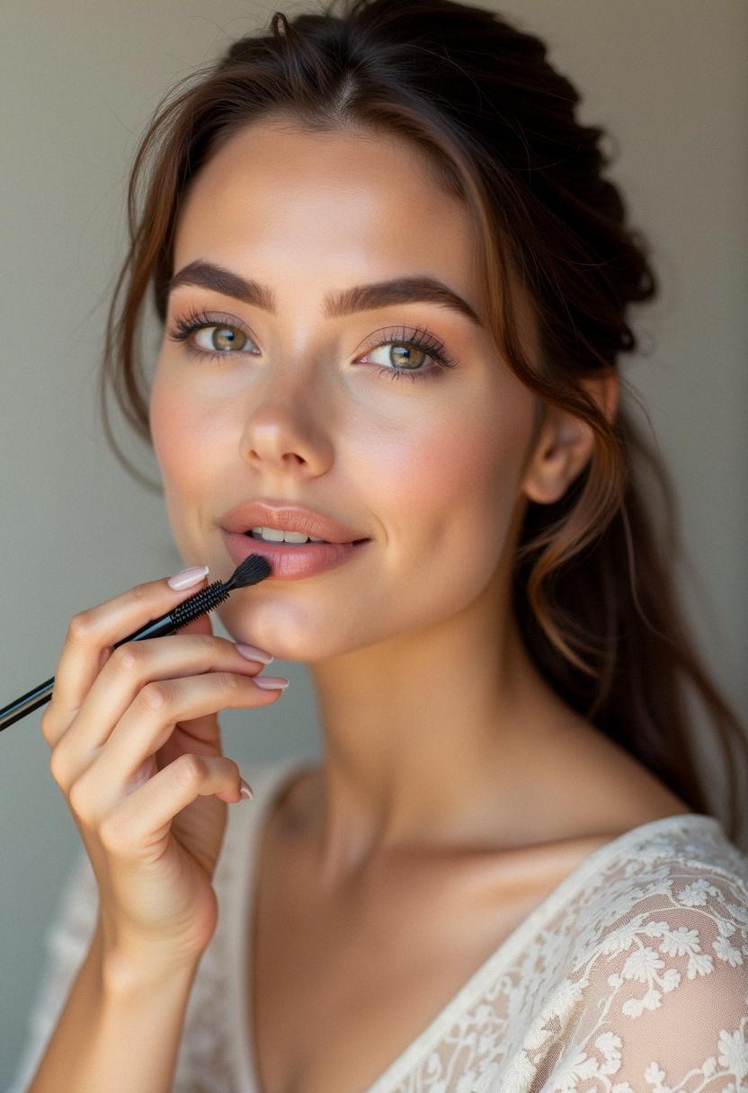 easy makeup for brunettes