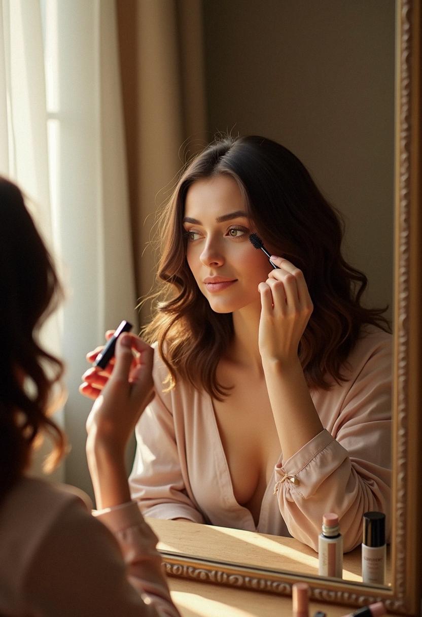 easy makeup for brunettes