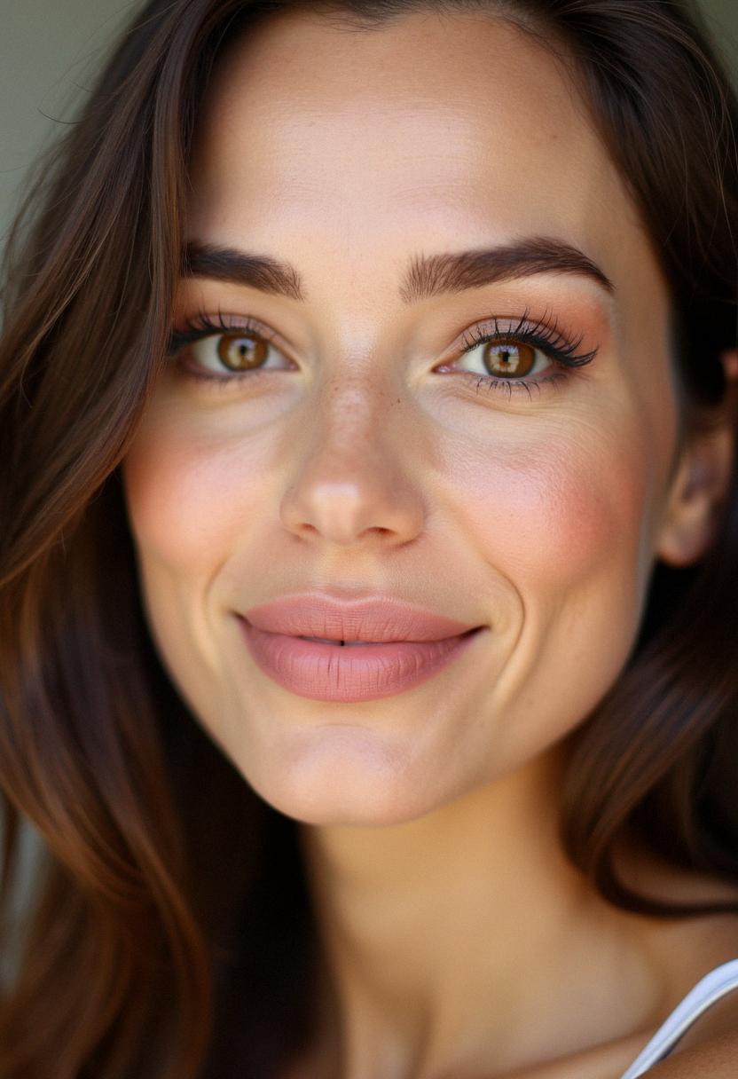 easy makeup for brunettes