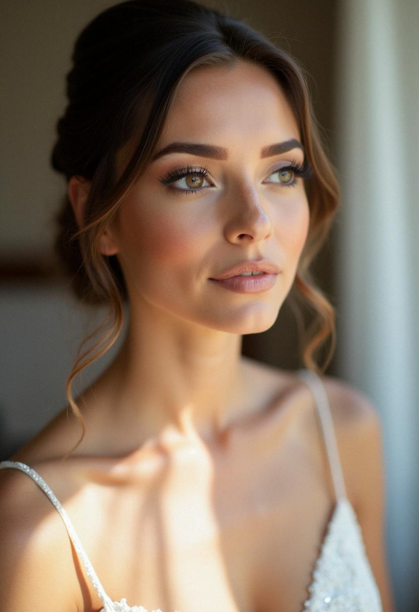 elegant bridal makeup brown eyes
