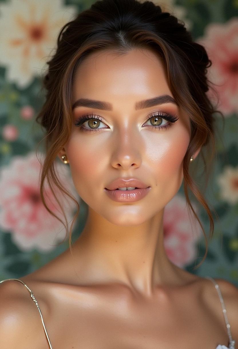 elegant wedding makeup for brown eyes