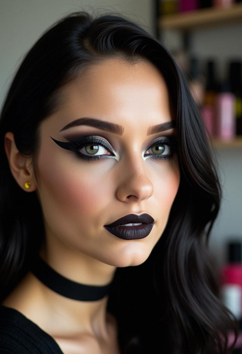 emo makeup