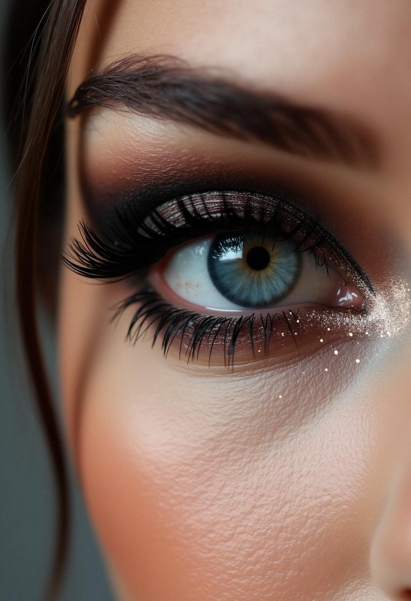 eye makeup grunge