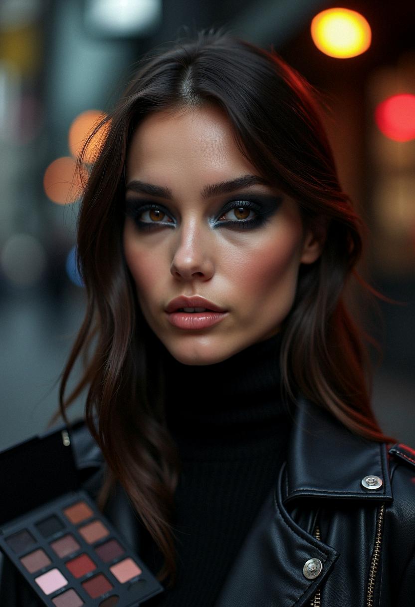 eye makeup grunge