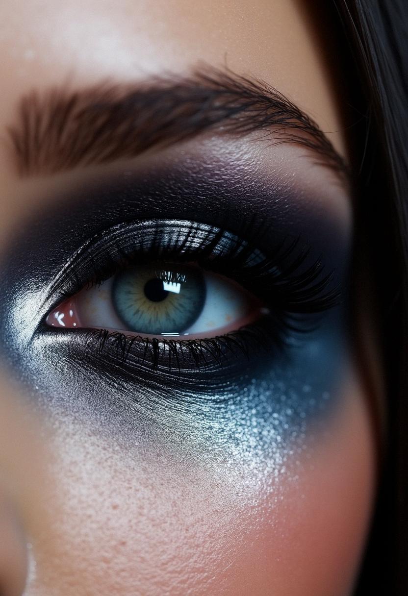 eye makeup grunge