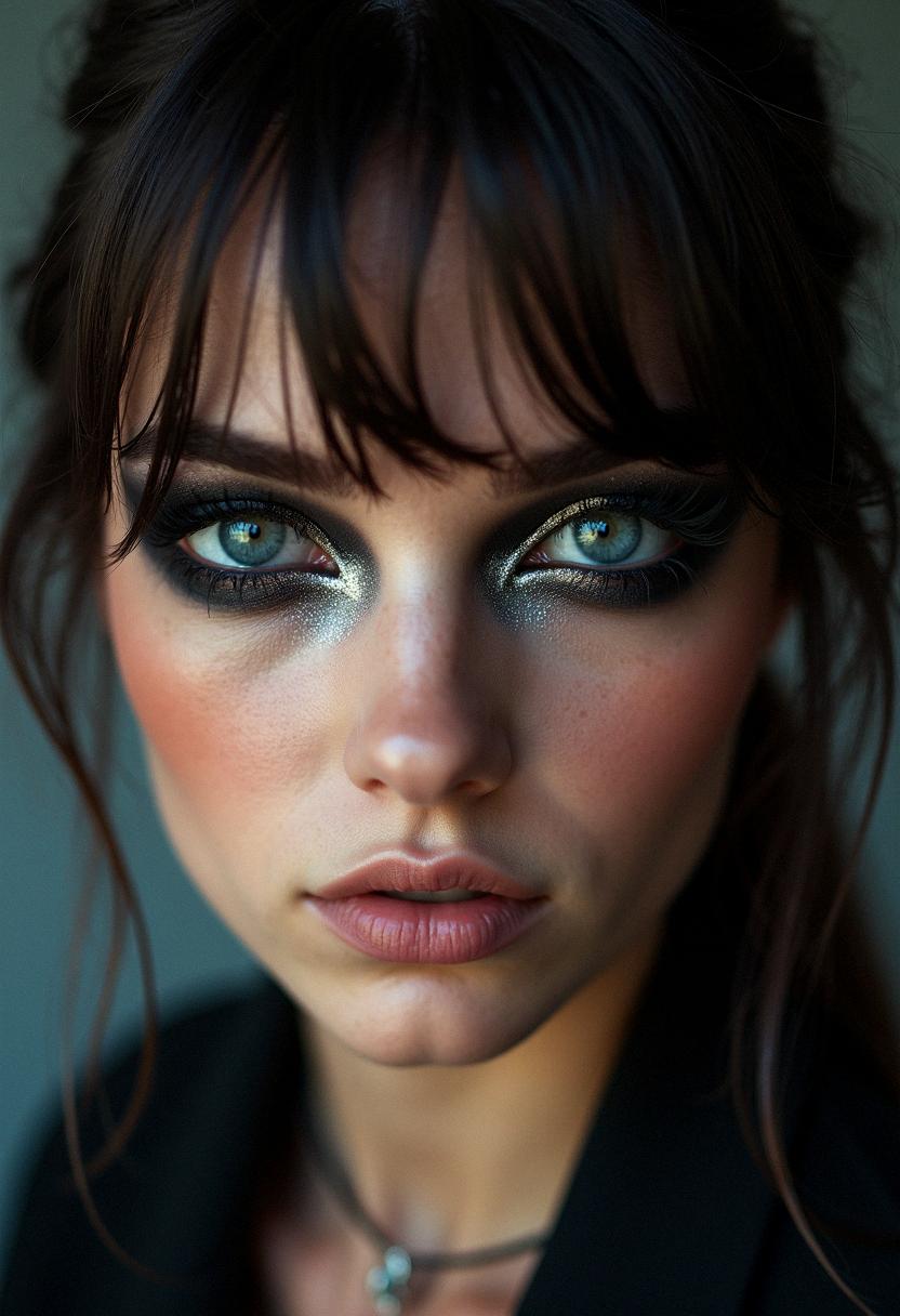 eye makeup grunge