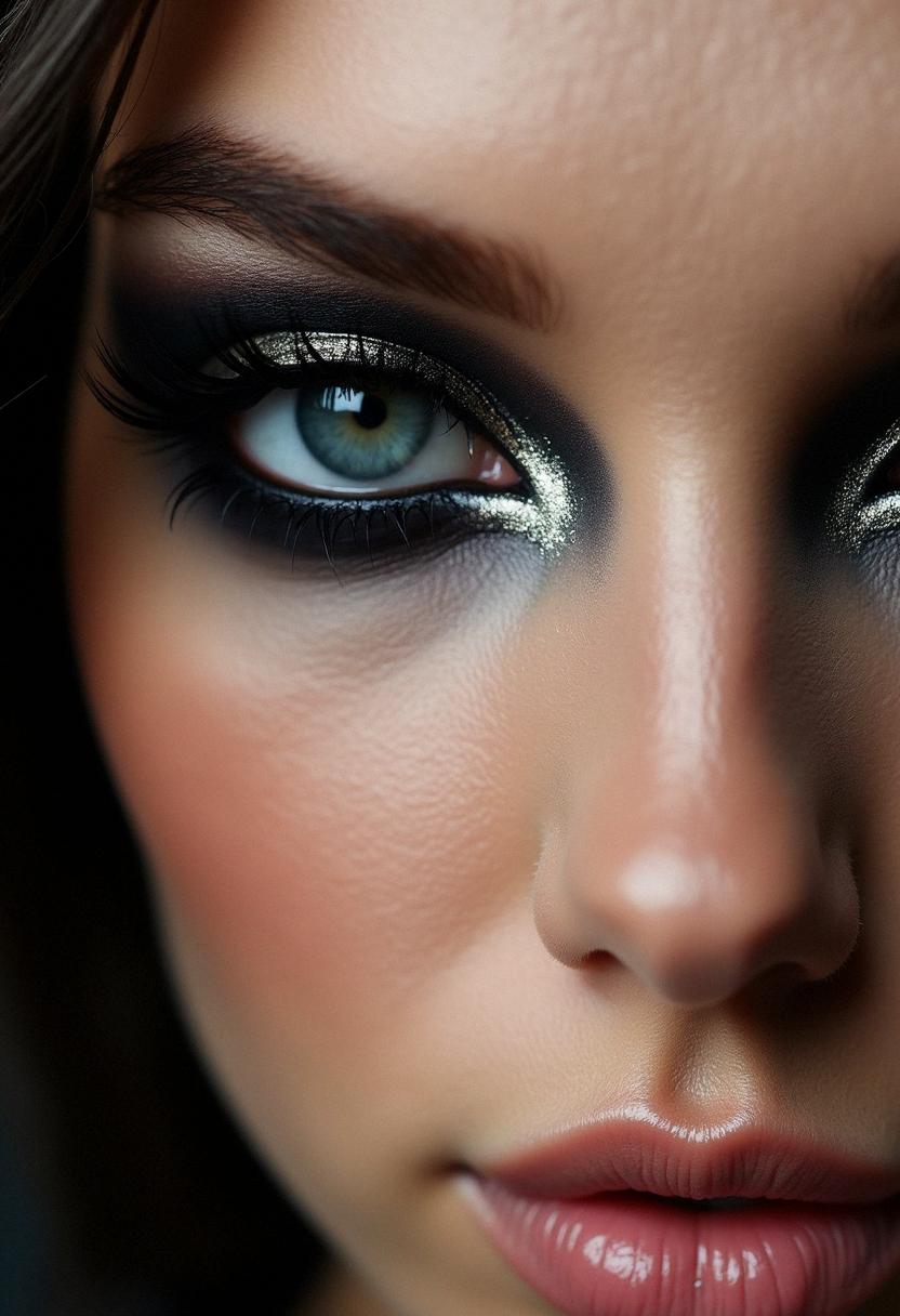 eye makeup grunge