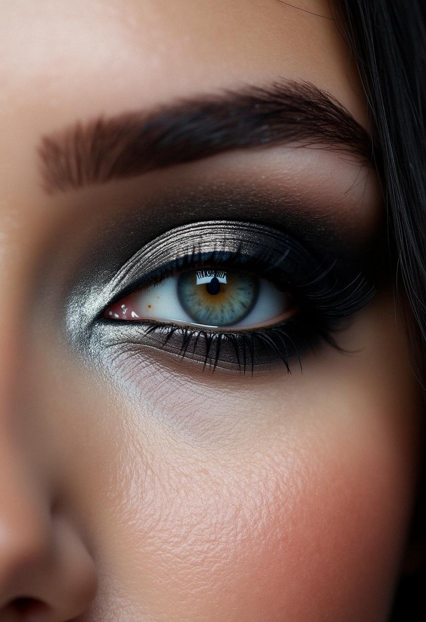 eye makeup grunge