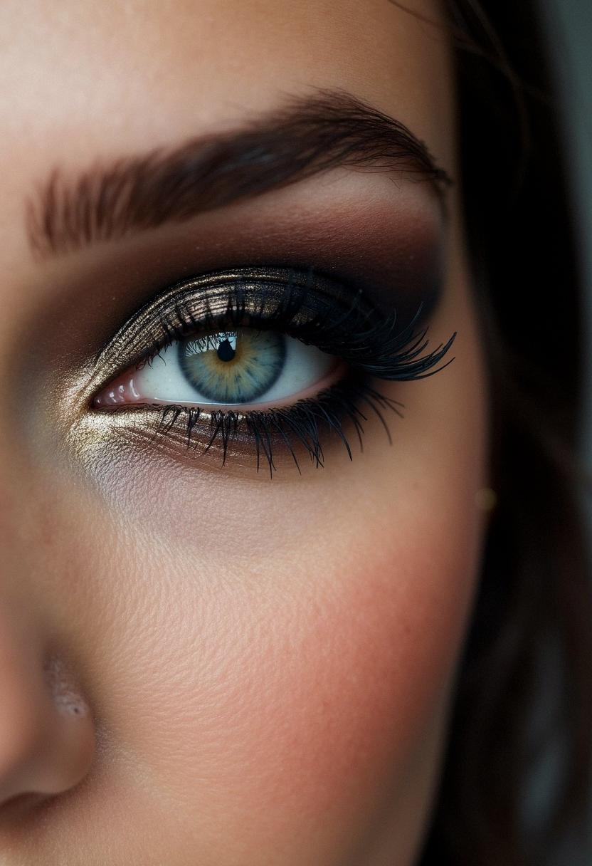 eye makeup grunge