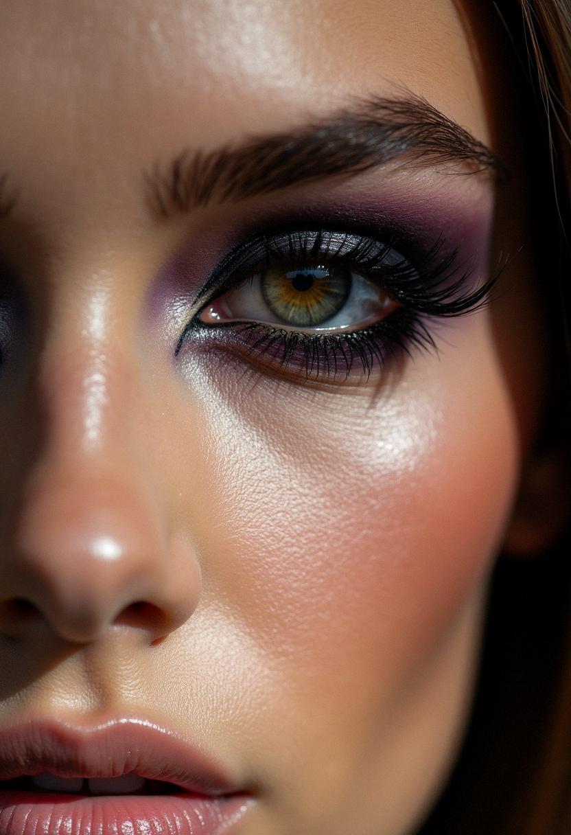 eye makeup grunge