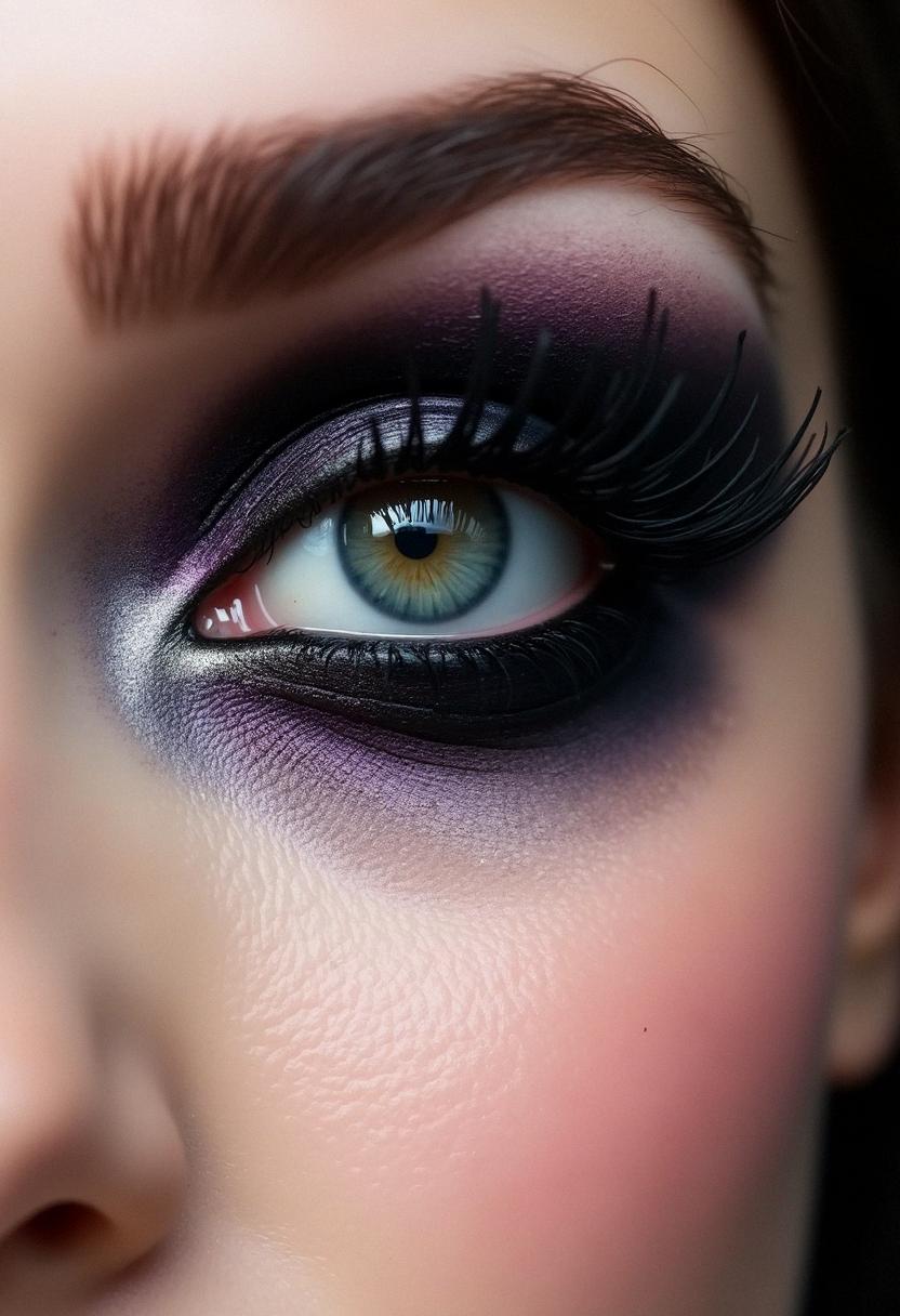 eye makeup grunge