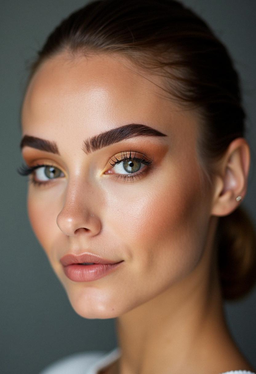 eyebrows colored