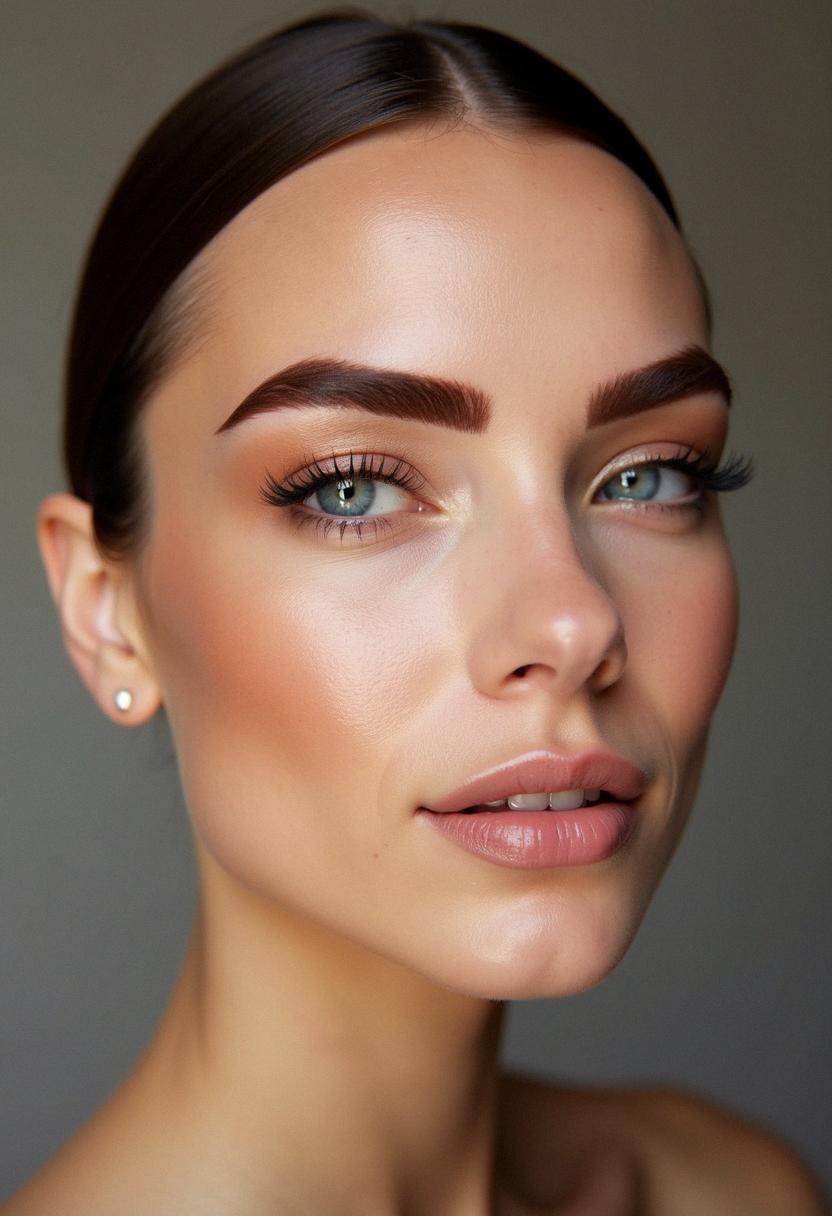 eyebrows colored