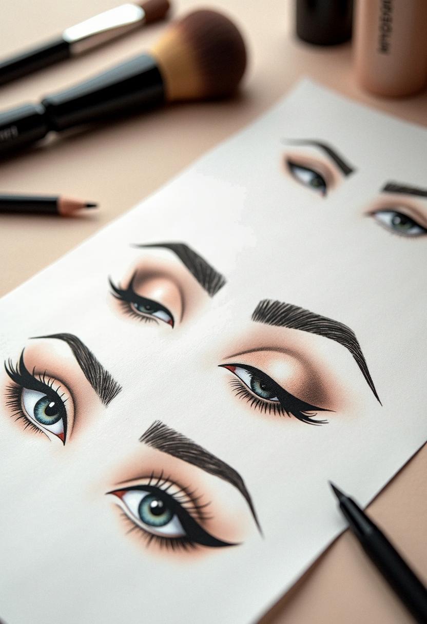 eyebrows sketch