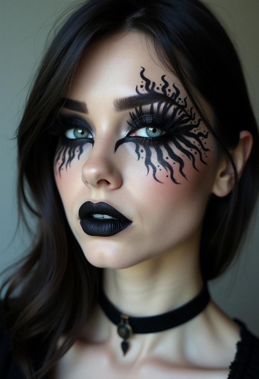 eyeliner looks goth