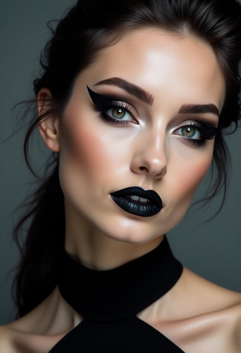 eyeliner looks goth