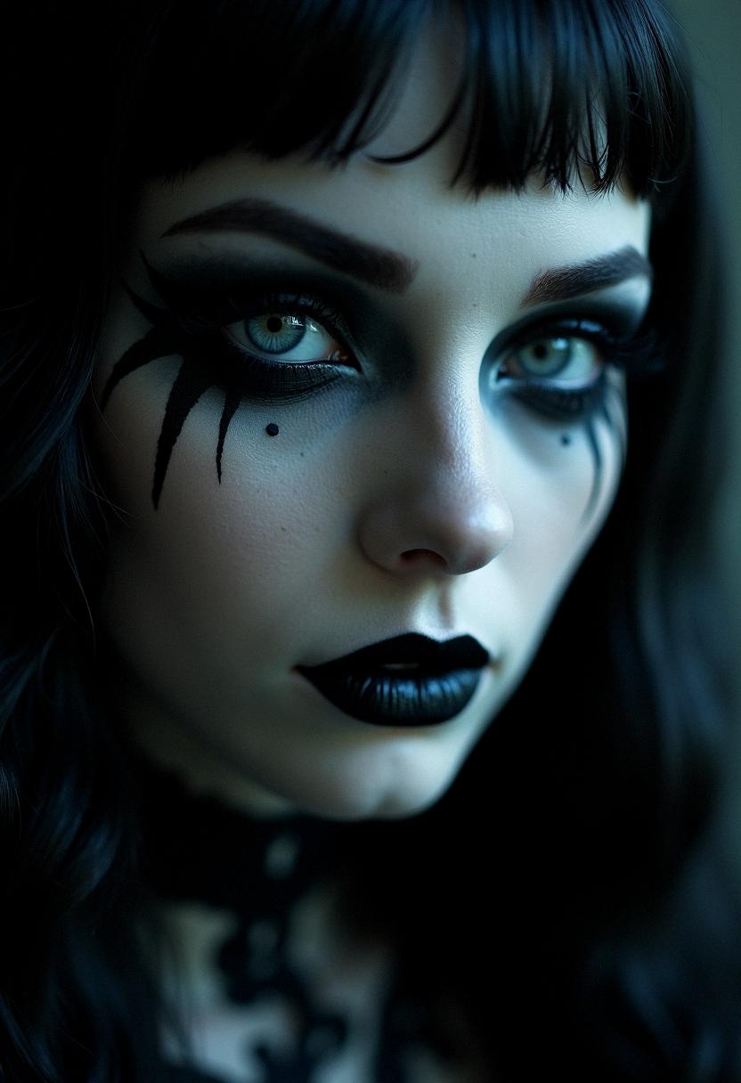 eyeliner looks goth
