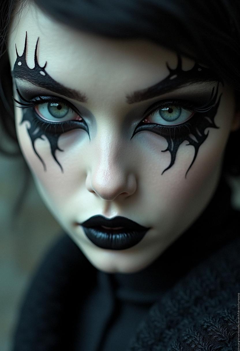 eyeliner looks goth