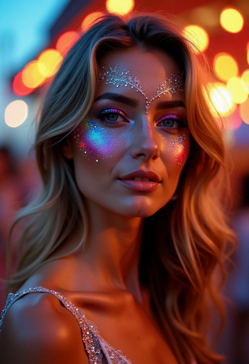 festival makeup
