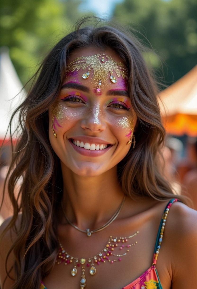 festival makeup
