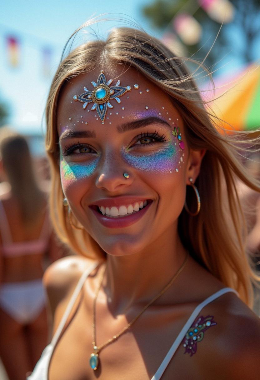 festival makeup